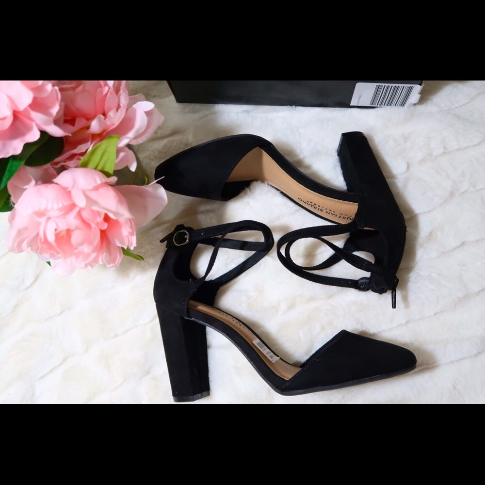 Dexflex Comfort Black Noir Heels  size 6 1/2 - Picture 4 of 7